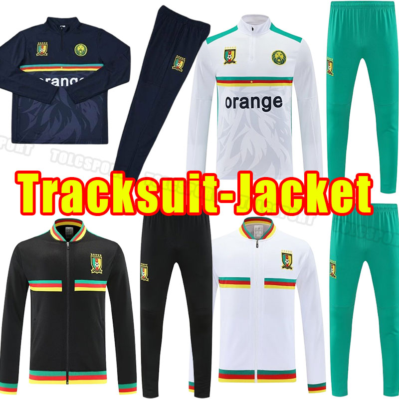 25 26 Cameroon Soccer tracksuits 2022 BAHOKEN ABOUBAKAR CHOUPO-MOTING Shirt BASSOGOG GANAGO EKAMBI National Team Football uniform training set jacket long sleeve
