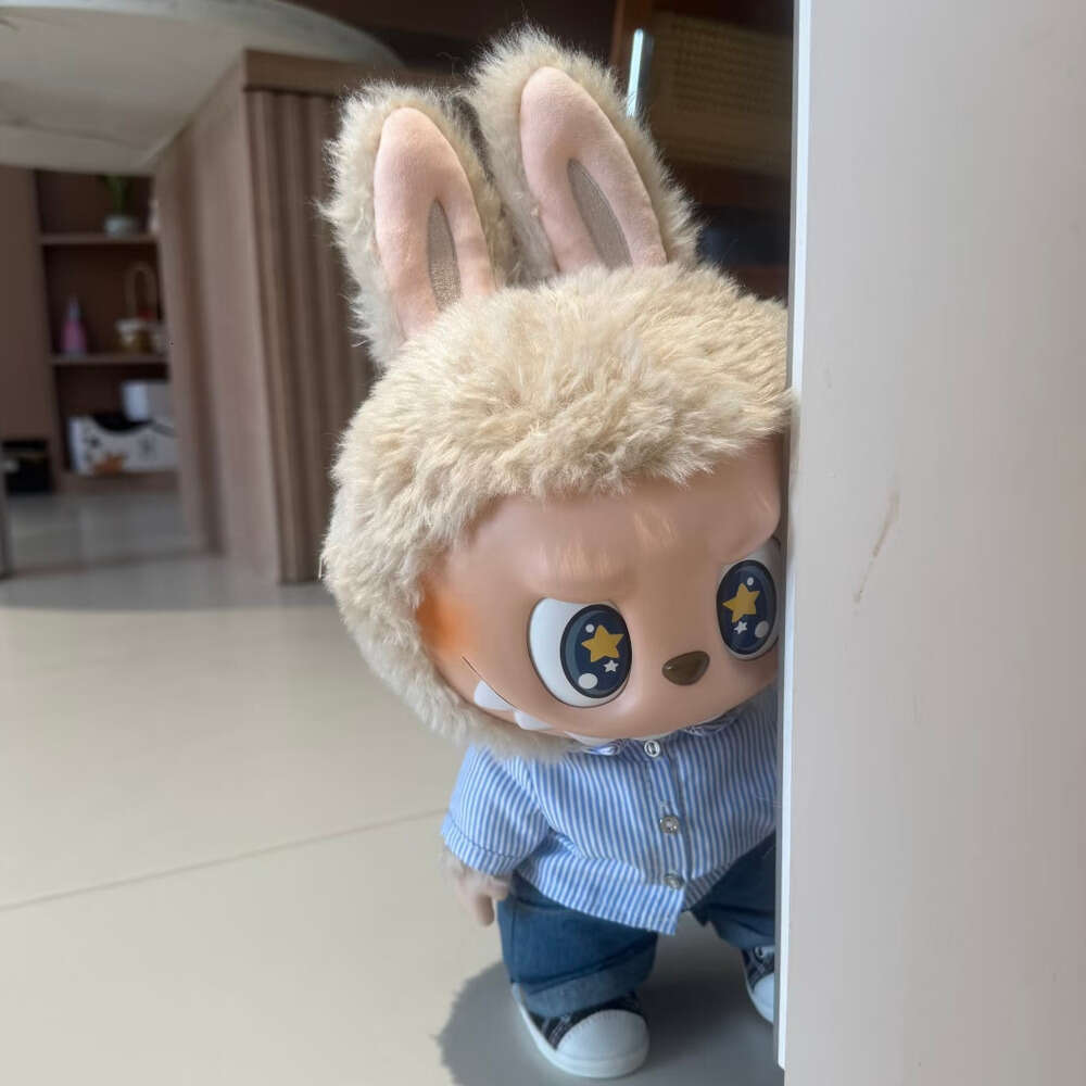 Vinyl Labubu Cute Plush Figure Toy Bubble Fair 40Cm Labubu Flip With Me Rab Bucha Hino For Children