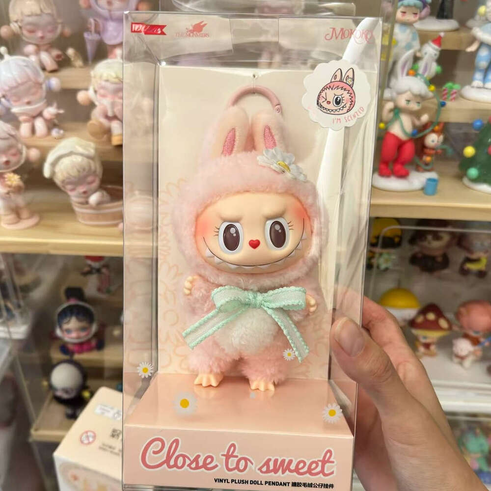 Bestselling Labubu Labubu Mokoko Close To Sweet Series Plush Pink Toy From Original V1 Decorations And Gifts Plush Doll