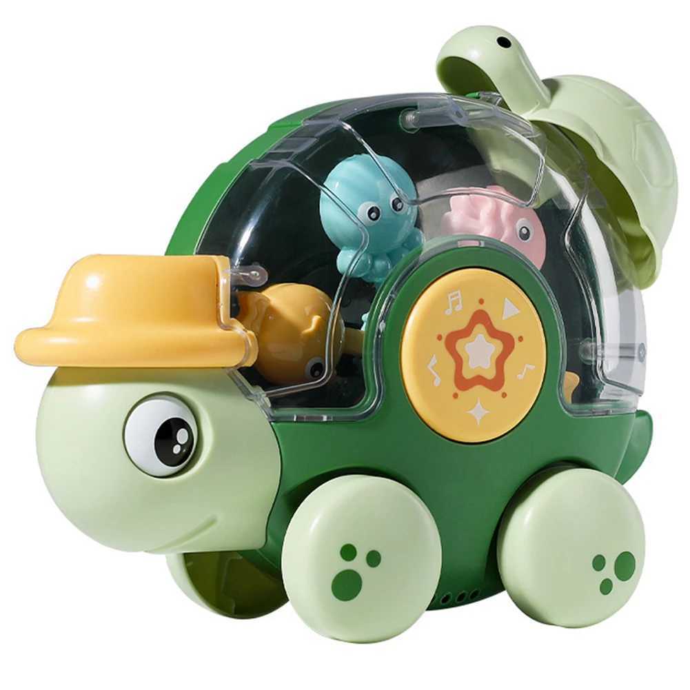Swimming Turtles Bath Toy with Rolling Eyes Spinning Wheel Swimming Turtle Water Toys for Toddlers 1st Birthday 18M C250915