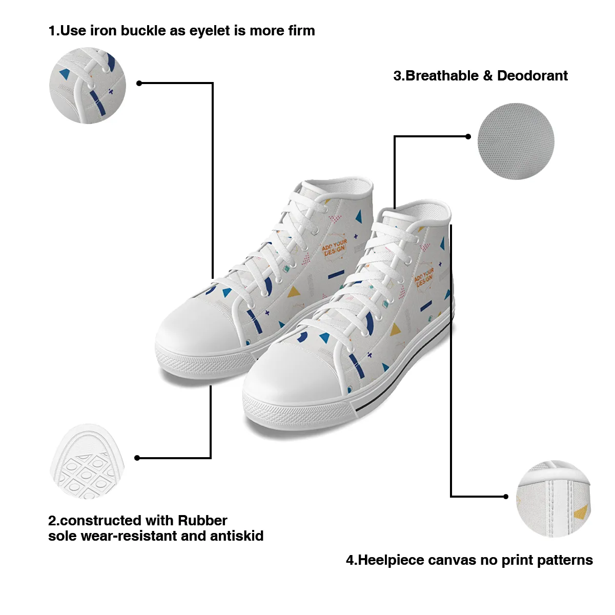 DHgatepod Men's Canvas Shoes - Comfortable Non-Slip Casual Sneakers with Scale Pattern Sole for All Seasons Outdoor Daily Wear