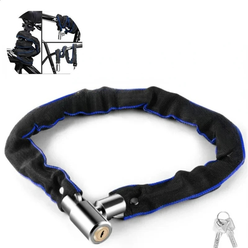 606585105cm Metal AntiTheft MTB Road Bike Heavy Duty Safety Lock for Motorcycle Scooter Padlock Bicycle Chain with Key 250912