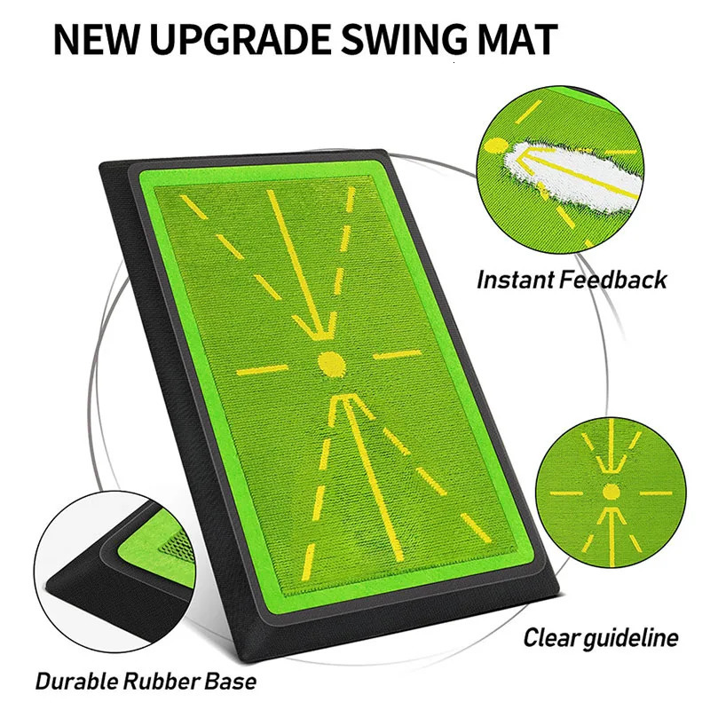 PGM High Quality Golf Training Pad for Swing Detection Batting Ball Trace Directional Mat Swing Path Pads Swing Practice Pads 250915