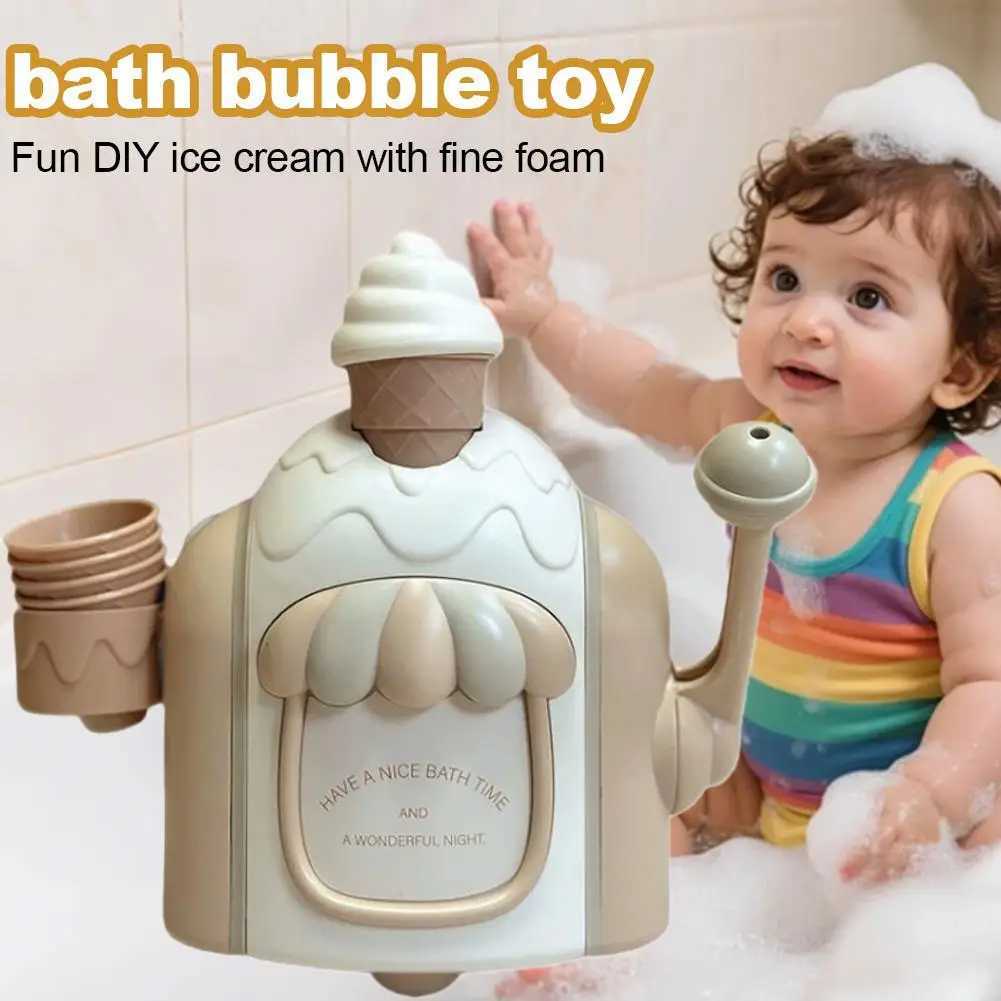 Bath Bubble Toy Funny DlY Ice Cream With Foam C250915