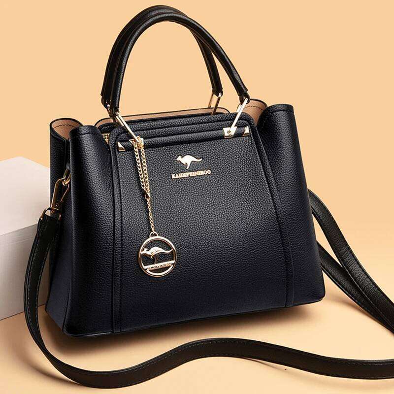 Handbags Women Bags Designer 3 Layers Soft Leather Shoulder Crossbody Sac Ladies Large Capacity Shopping Messenger Tote