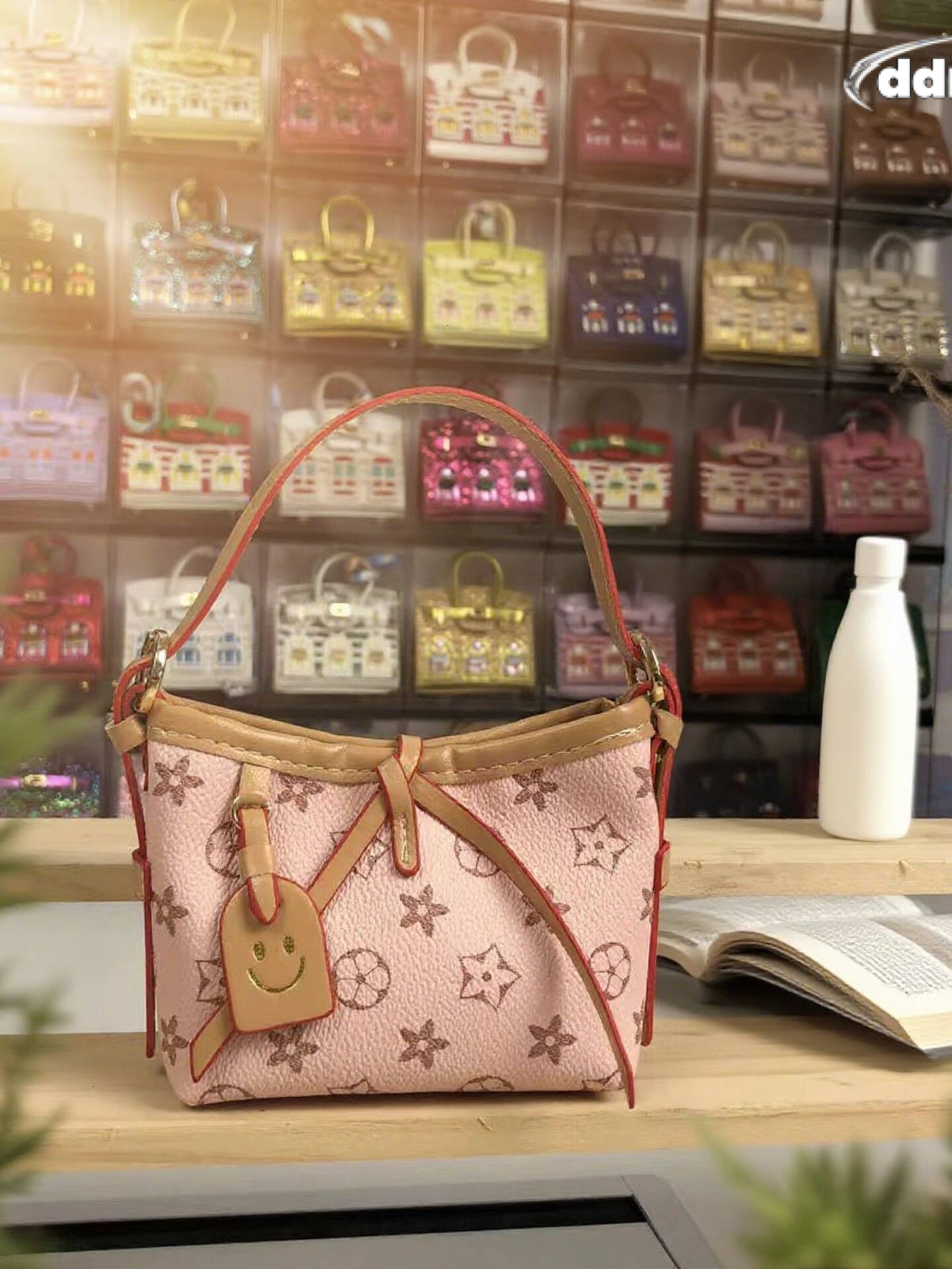 Bestseller Mini Small Vintage Dopamine Niche Color Car Key Pendant Earphone Lipstick Bag Cleo ddmytues