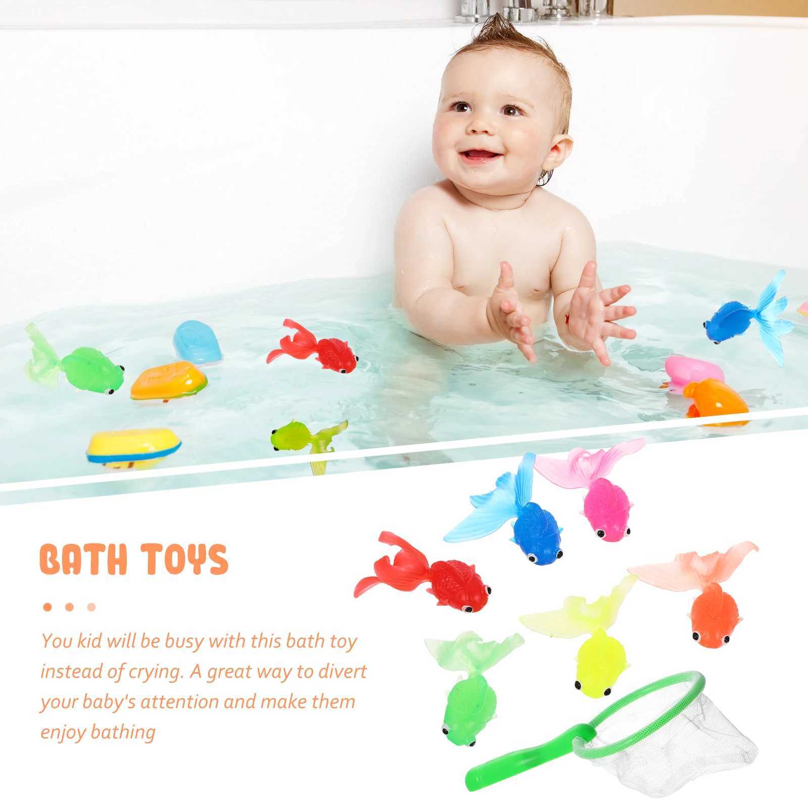 Soft Rubber Goldfish Suit Cartoon Bathtub with Fishing Water and Fish Pool Essentials Toddler Fish Water Kit Child Toys C250915