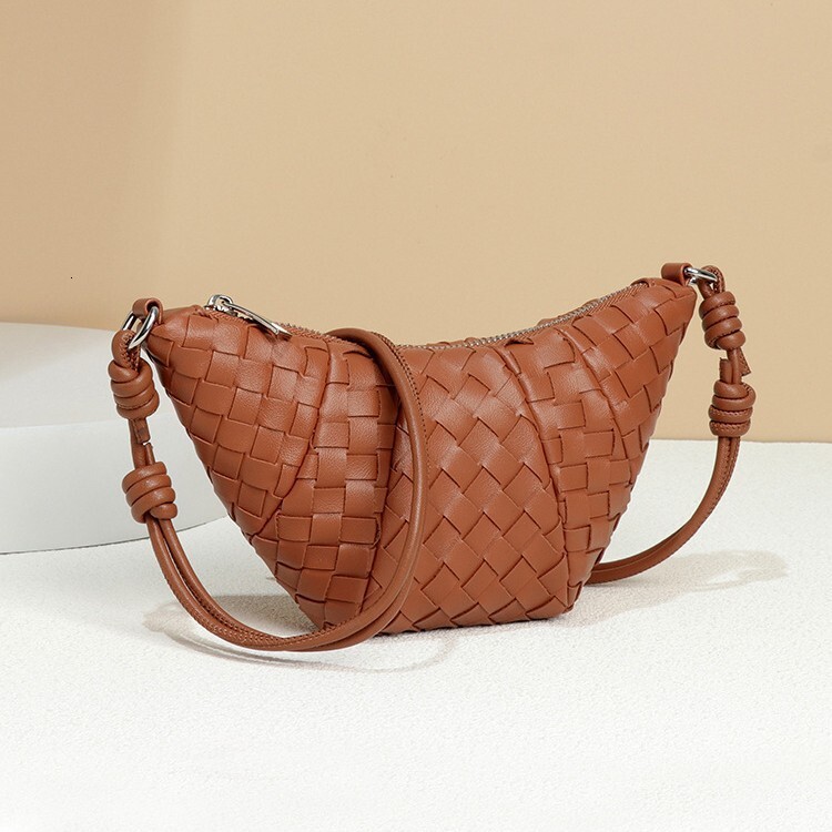 Luxury Brand Designer Bag Dumpling Bag Niche Handmade High-End Woven Crossbody Bag Simple Versatile Underarm Bag Large Capacity Bag For Women