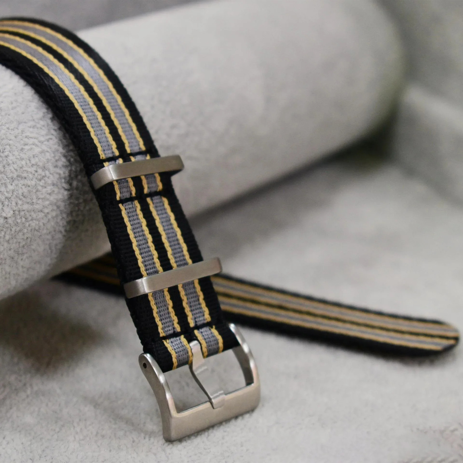20mm Nylon Watch Strap for Omega 007 Replacement High Density Band Rolex Premium Soft Universal Sports 250915BJ - view 4