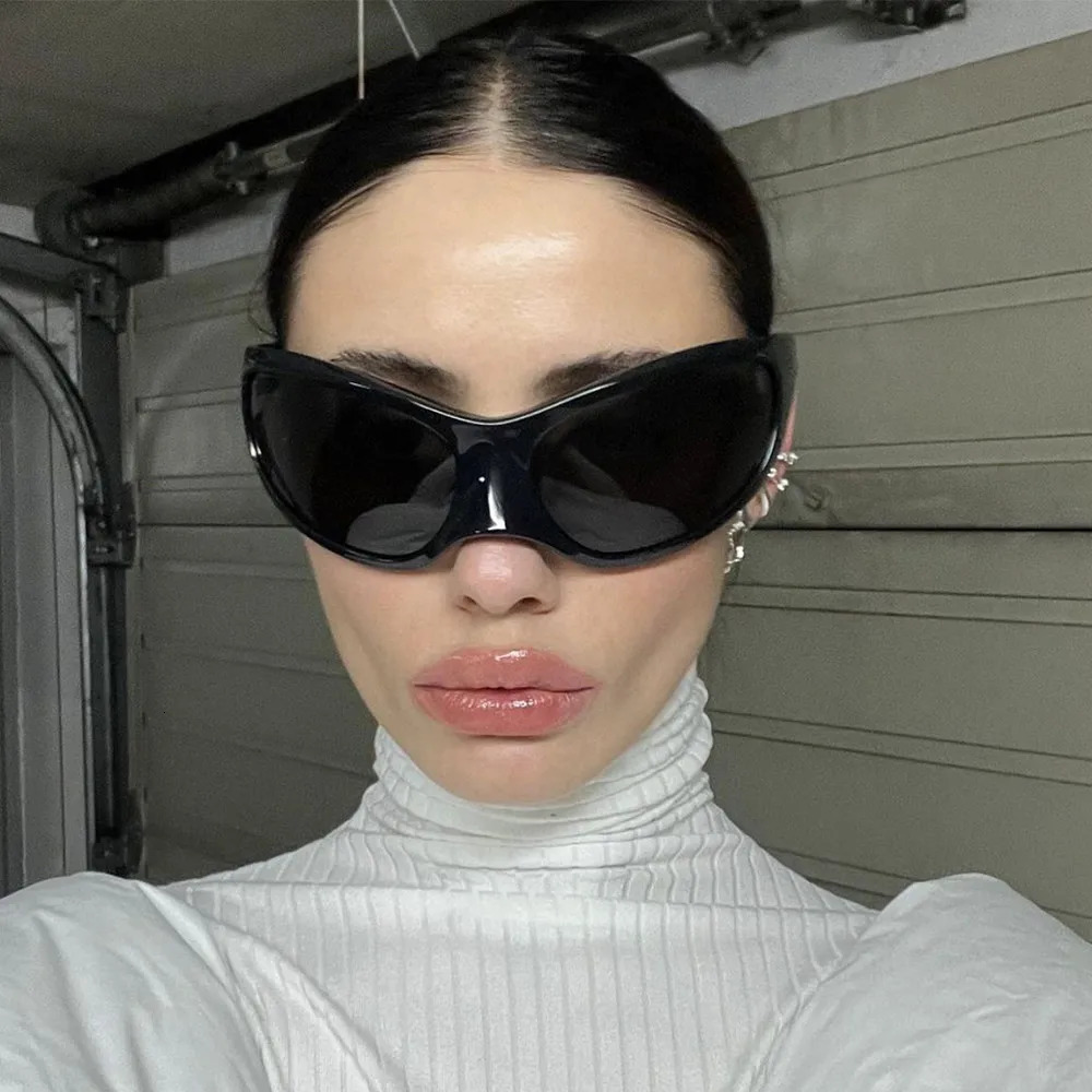 Y2K Punk Sunglasses Women Men Trendy Sun Glasses Vintage Oversized Steampunk Sun Glasses Gafas De Sol 250915