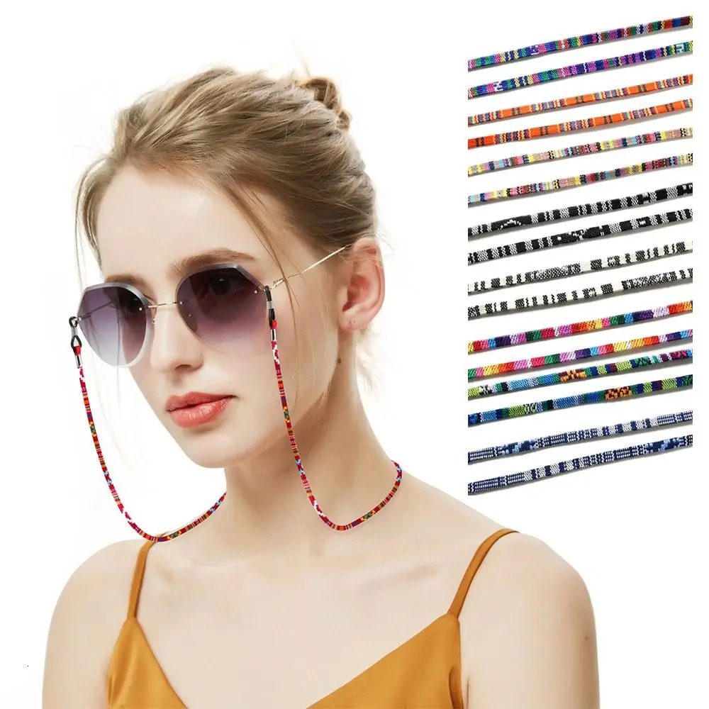 Universal Retro Sunglasses Neck Cord Strap Eyeglass Outdoors Sports NonSlip String Lanyard Reading Glasses Holder Accessory 250915
