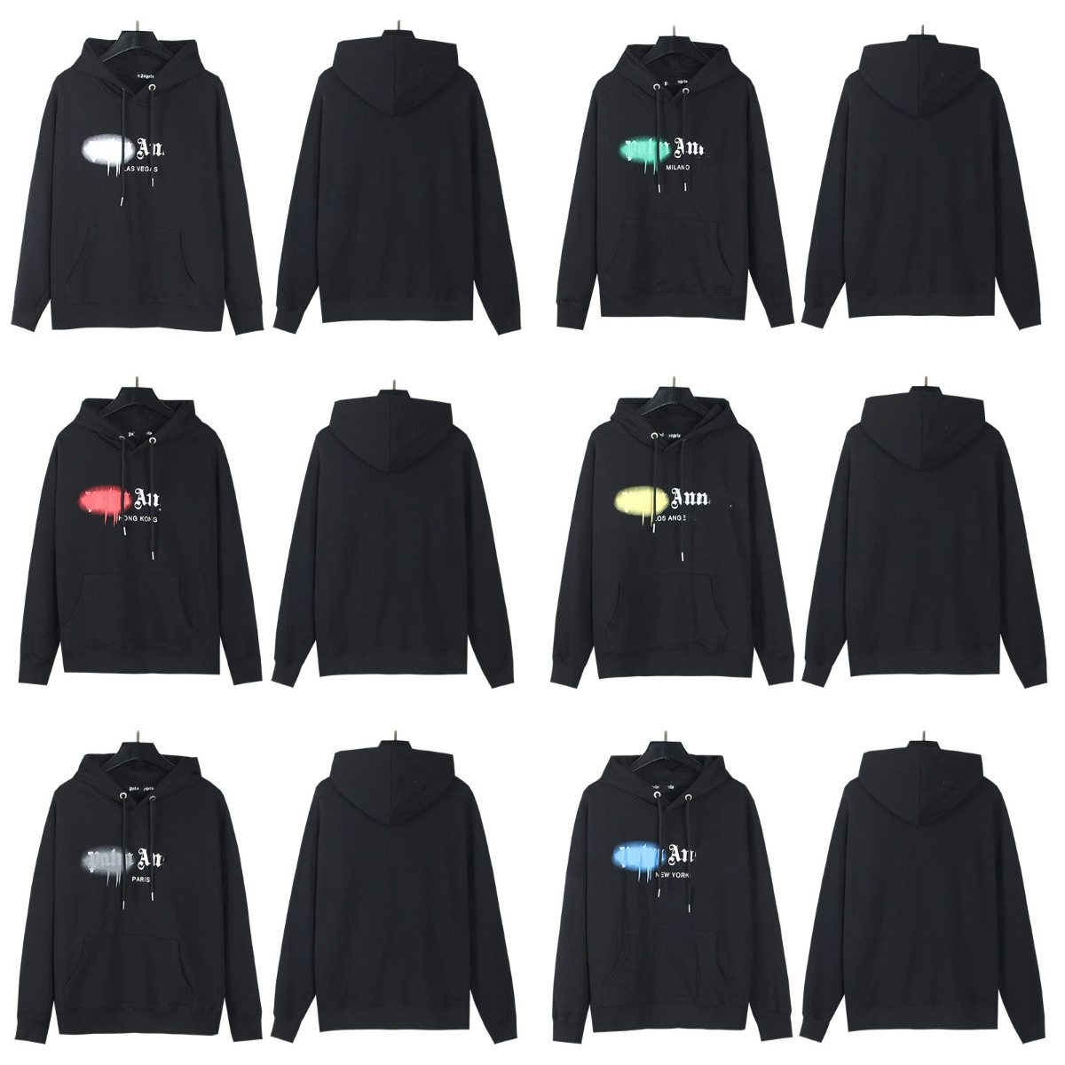 Men's Hoodie Designer Angel Print Solid Color Hip Hop Streetwear Casual Sweatshirt Fashion Brand Loose Autumn Women Men Outfit