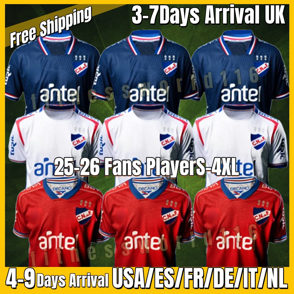 xxxl 4xl 2025 2026 football jersey Club Nacional maillots de futbol Soccer Jerseys Suarez SARUBBI camisetas de foot Uruguay Football Shirts Mens 3rd Uniforms S-4XL