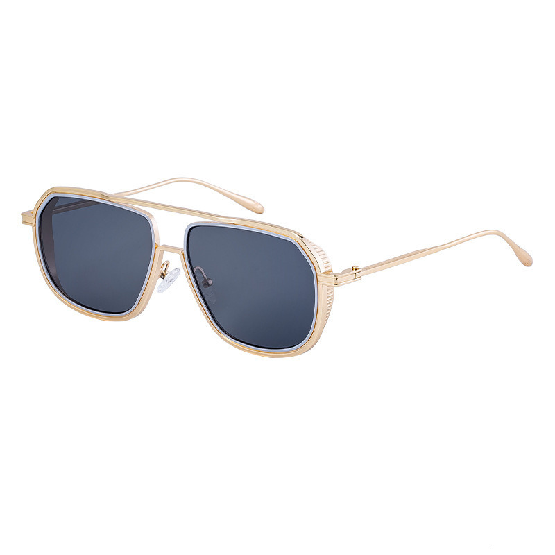 2025 New Fashion Large Frame Sunglasses for Men Steampunk Style Sunglasses Mens Trend