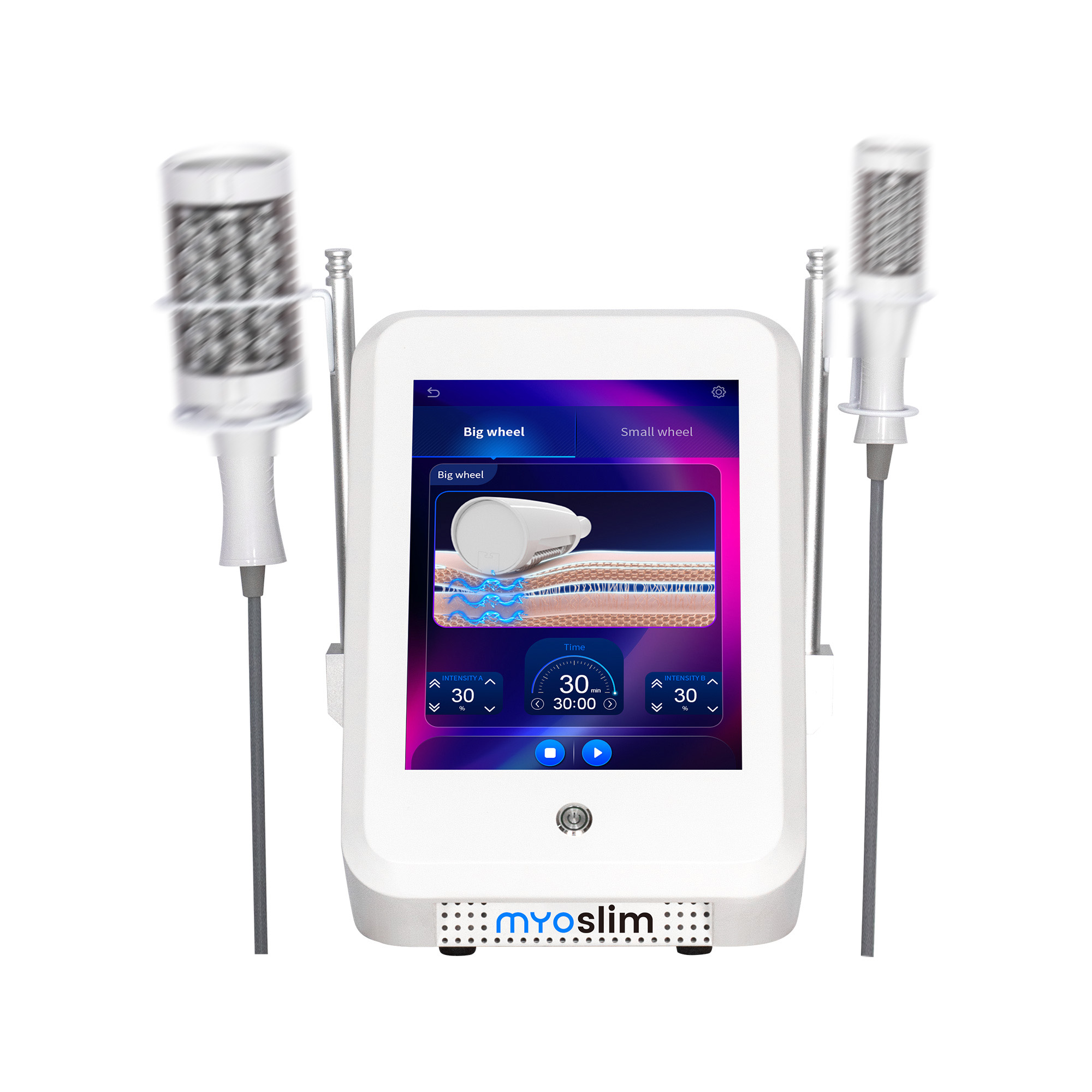 MYOSlim EMS Body Sculpt Machine Roller Massage Fat Burner Body Care Massage Devices Muscle Stimulation Electromagnetic Device SPA