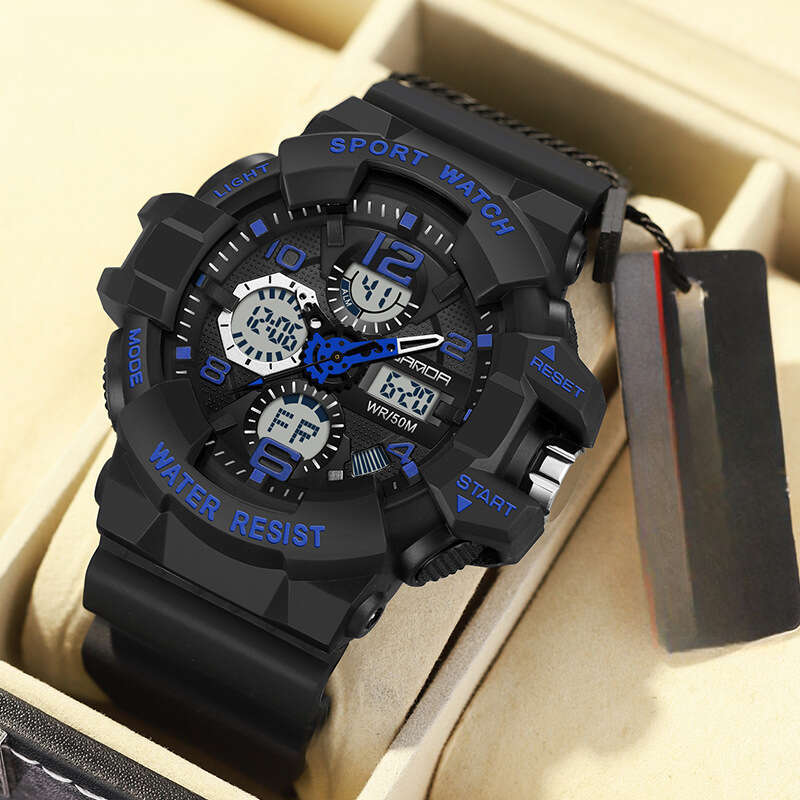 DHwatches New Youth Multifunctional Sports Trendy Korean Version Electronic Watch for Men Personalized Wristwatch