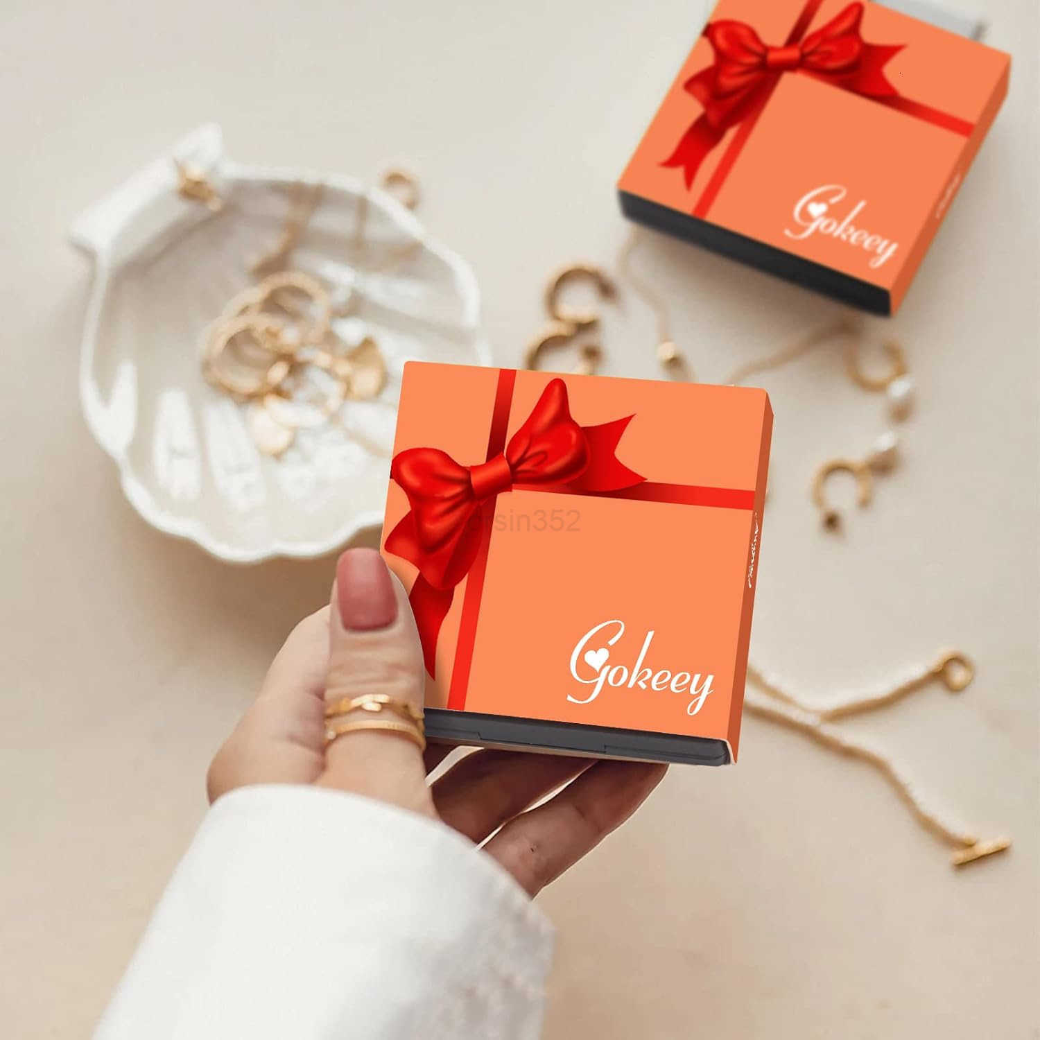 Gold Link Bracelets for Women 14K Real Gold Plated Bangle Cuff Bracelets Set for Women Non Tarnish Dainty Cuban Paperclip Twist Layered Bracelet Stack
