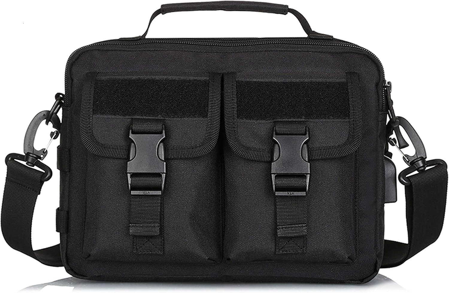 Tactical Messenger Bag Multifunction Nylon Shoulder Briefcase Handbags with USB PortW250915
