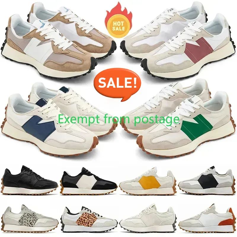 2025 Designer 327 New Running men women shoes Designer Casual Shoes Classic Grey White Black Mens Womens Trainers Outdoor sports Sneakers size 36-45
