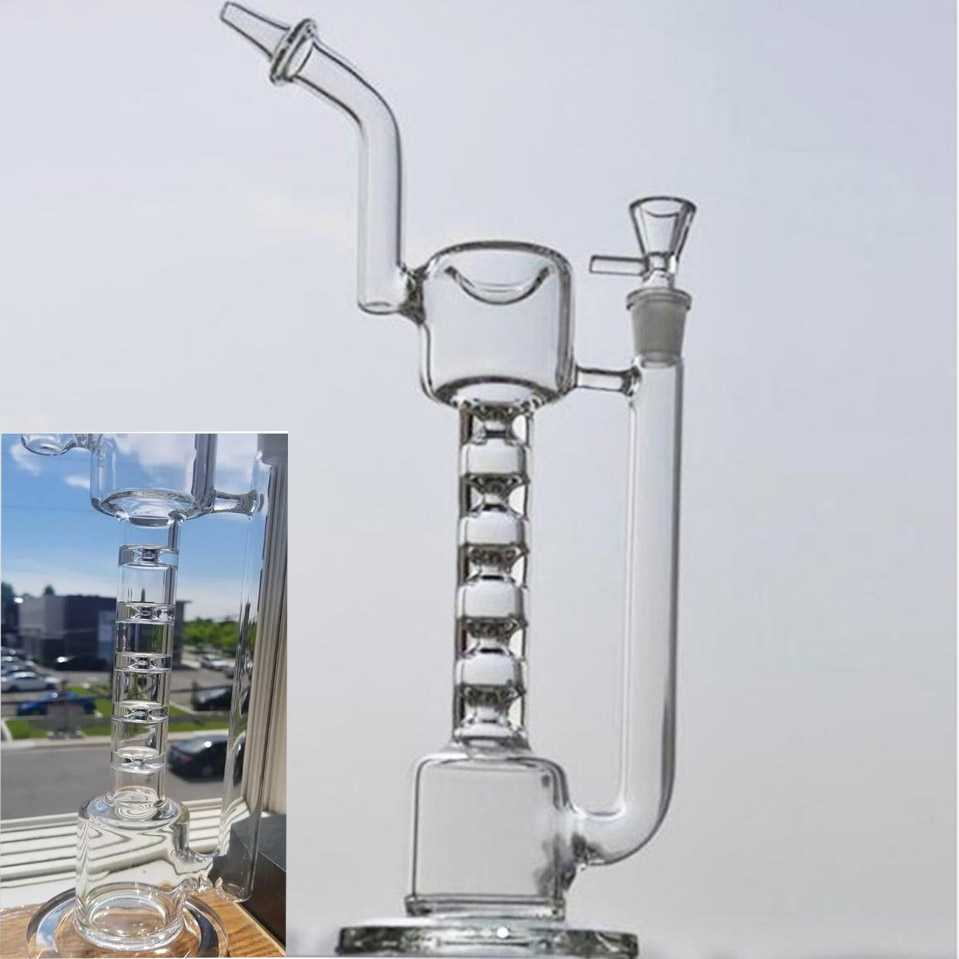 Thick Glass Water Bongs Bubbler Heady Dab Rigs Water Pipes Hookahs Smoking Glass Pipe Dabber Bong