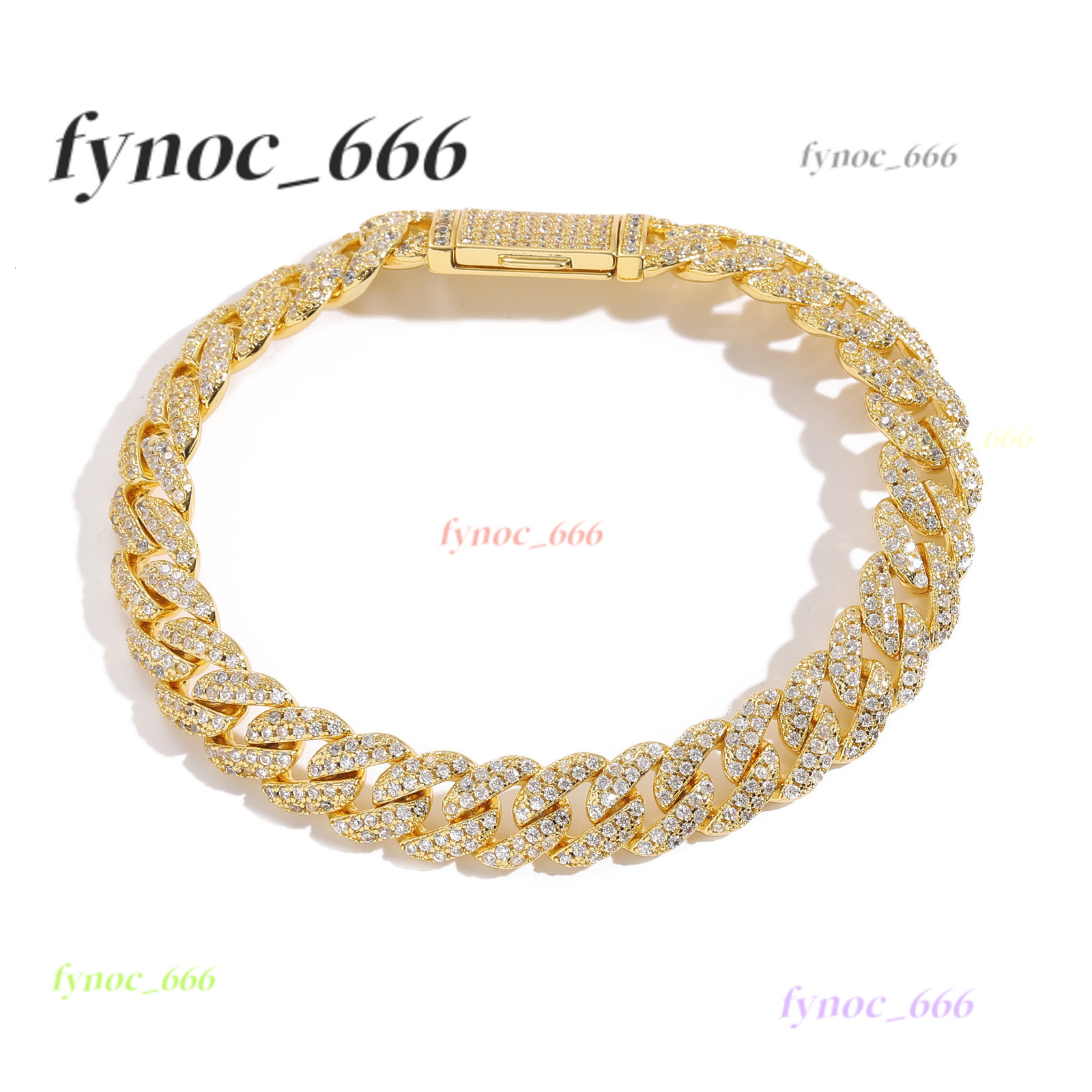 High Quality Hip Hop Iced Out 10mm Moissanite Cuban Link Chain Necklace Bracelet Miami Choker Necklace Women Man