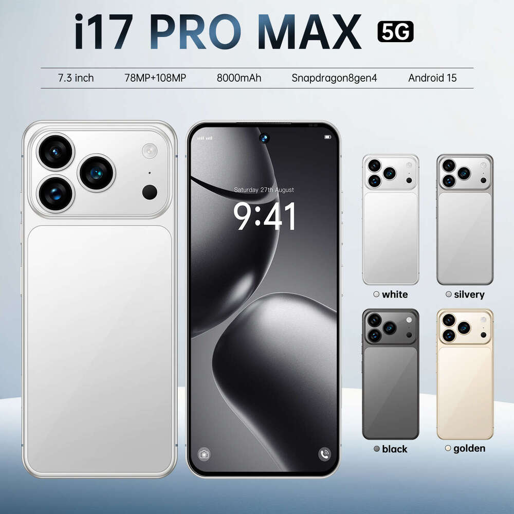 New Smartphone i17 Promax 4G Network RAM 4+64 Android 15 Platform Exclusive