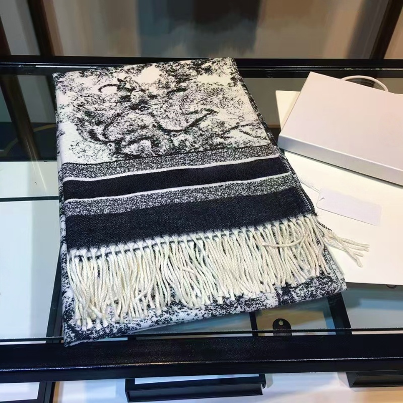Scarf Designer Scarf Shawl Luxury Brand Women's Long Scarf New Knit Luxury Classic Scarf High Sense Versatile Letter Fashion Trend 70*180cm