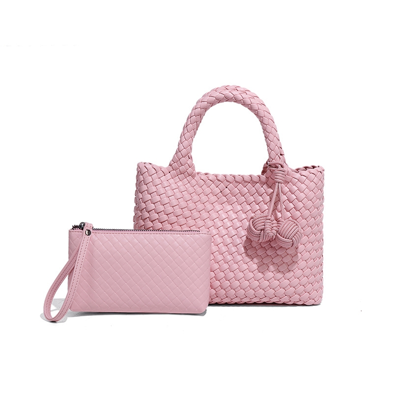 2025 new niche woven handbag for women, new soft leather casual shoulder crossbody bag, fashionable and versatile hand-held small tote bag