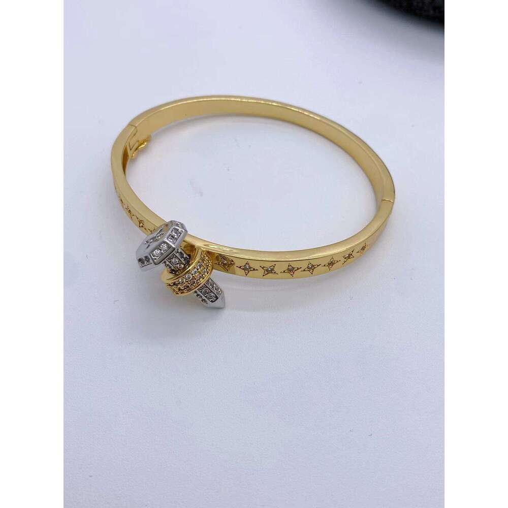 designer bracelet women luxury jewelry Tone Luxury Jewelry Designer For Women Inlaid Zirconia Bracelet mens bracelet designer American Gold and Silver - view 6