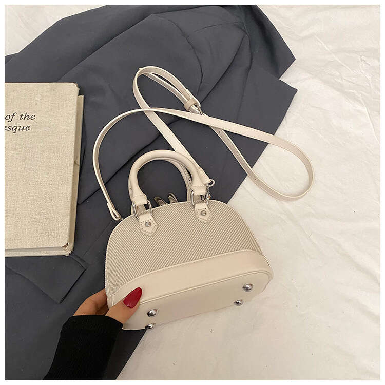 Designer Bag Luxury Bag DH Essentials Spring European American Retro Style PU Shoulder Bag Shell - Shaped Bowling Bags Women