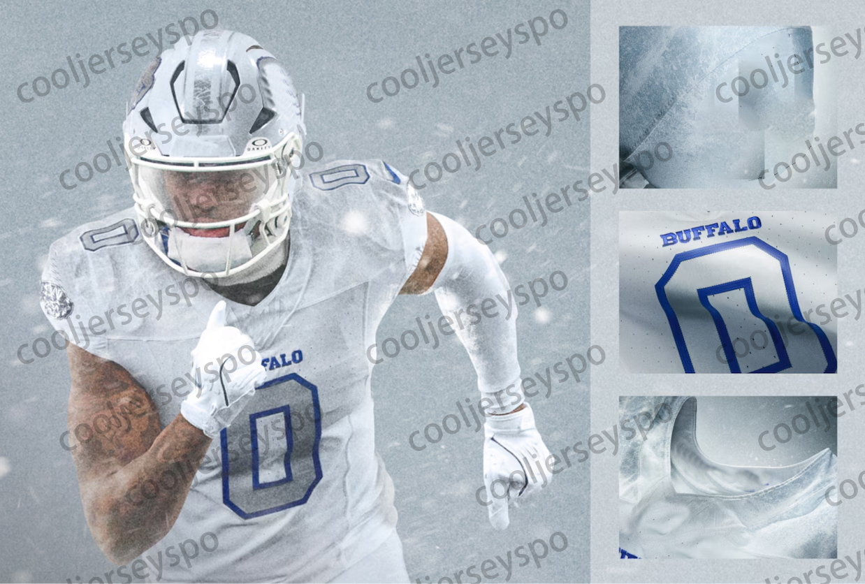 Personalized Custom Jersey Josh 17 Allen 2025 Rivalries Jerseys James Cook III Dion Dawkins Keon Coleman Khalil Shakir Dalton Kincaid Dawson Knox