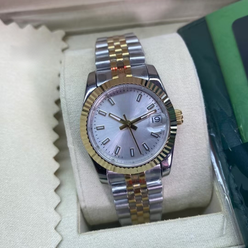 Business Womans Watch 31mm Automatic Mechanical Watches Stainless Steel Strap Diamond Dial Design Waterproof WristWatch Gift WristWatches For Lady a8253