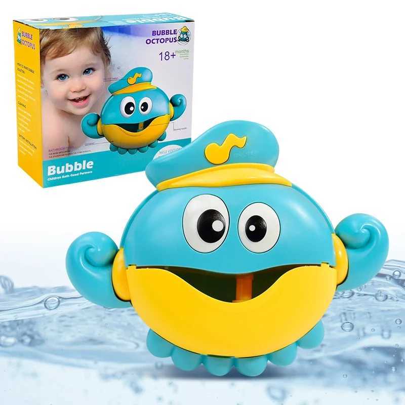 Creative Bubble Bath Toy for Kids Bubble Crab Frog Bubble Machine Bathroom Bathing Water Play Toys Bathtub Bubble Maker Toy Gift C250915