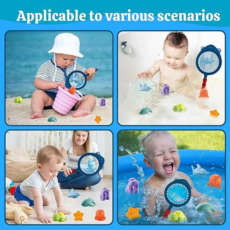 Children Bath Toys Indoor And Outdoor Swimming Pool Beach Parentchild Interactive Catch Fish Game Toys Water Floating Fish Toys C250915
