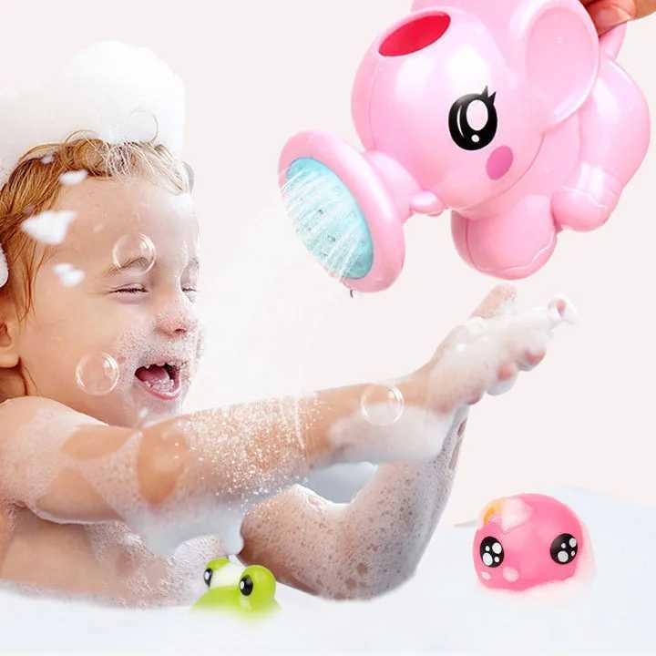 Baby Bath Toys Lovely Plastic Elephant Shape Water Spray for Baby Shower Swimming Toys Kids Gift Baby Kids Toy C250915
