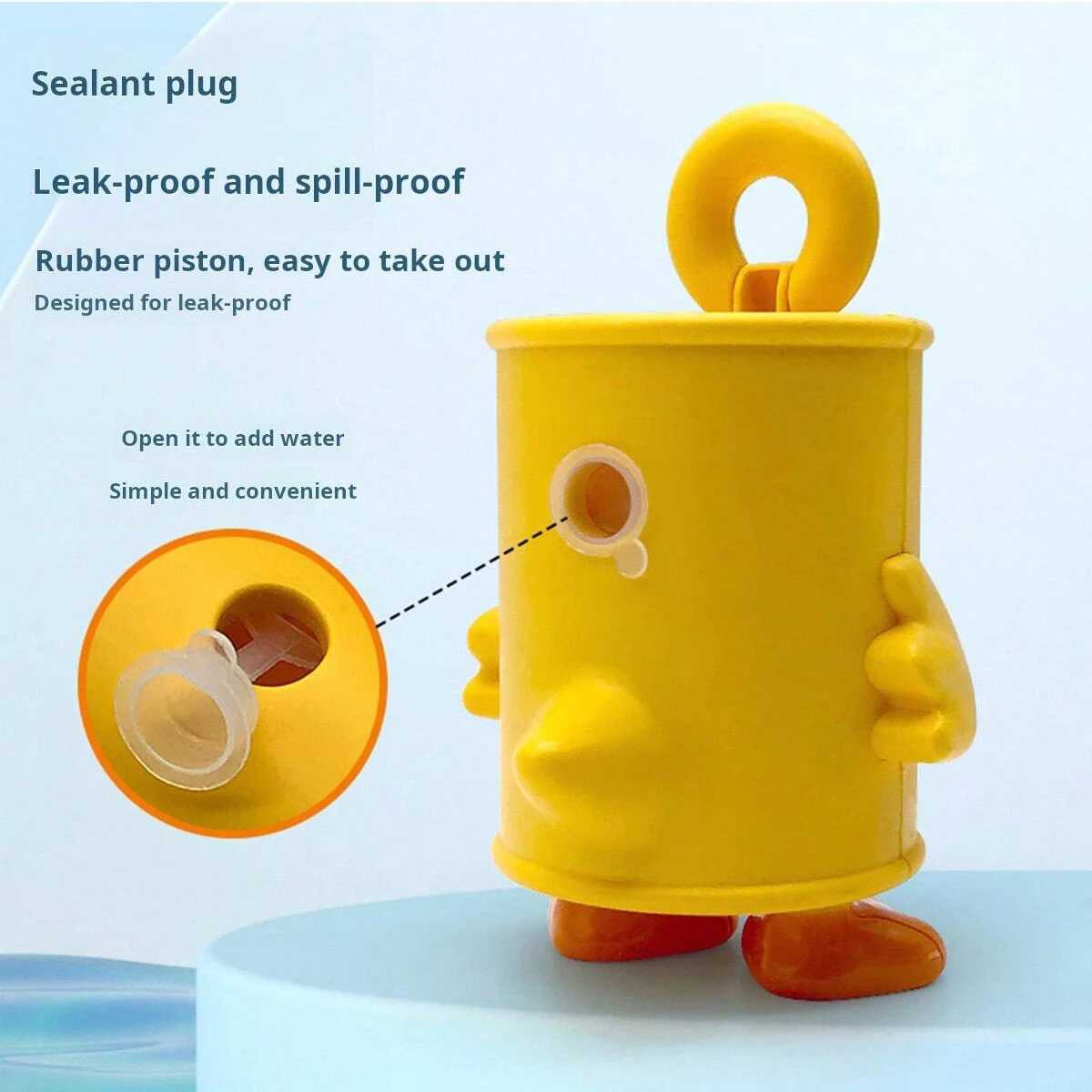 Water Spray Canned Duck Figurine Water Gun Children Mini Water Gun Toy Beach Water Fight Children Bathing Outdoor Swimming Pool C250915