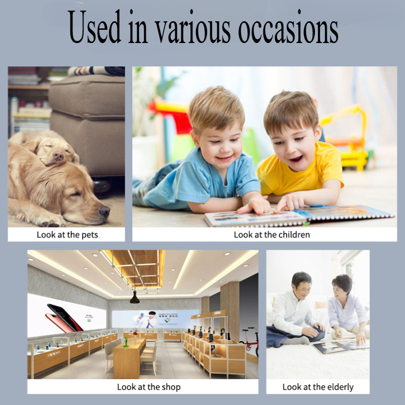 Mini WiFi Security Camera, Indoor Outdoor Wireless Surveillance Cam with Night Vision, Magnetic Base, Motion Detection, Cloud/SD Storage, 2-Way Audio 