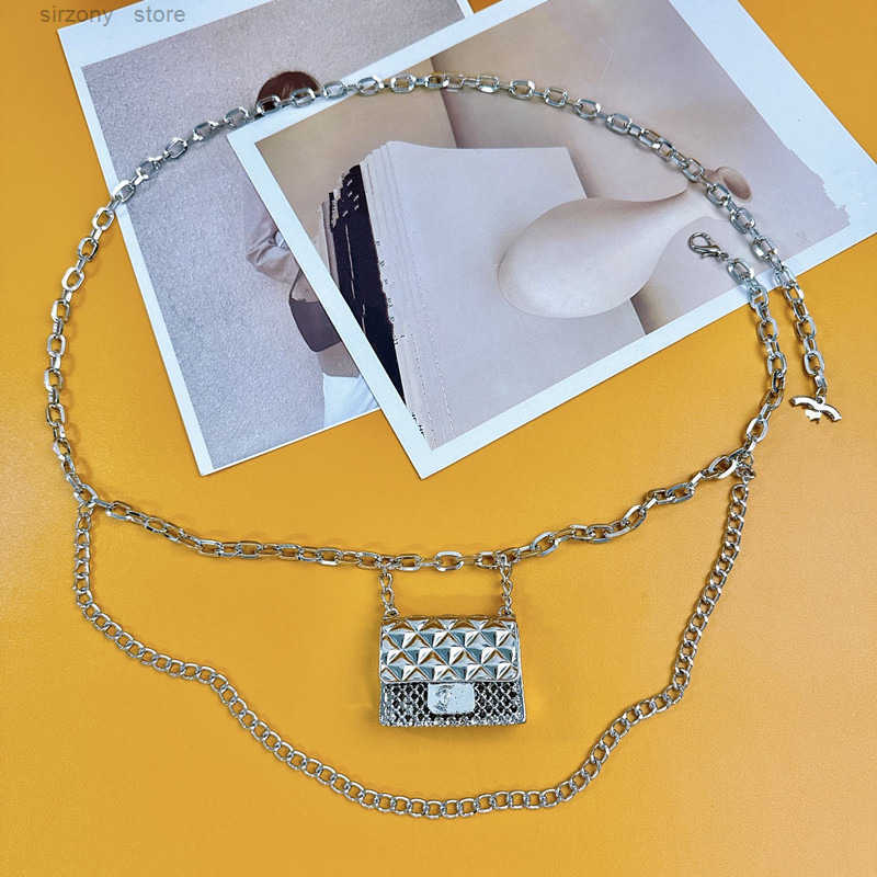 Vintage Style Gold Plated Belt Chains Adjustable Dual Layer Waist Chain Jewelry for Dresses Outfits Z250913