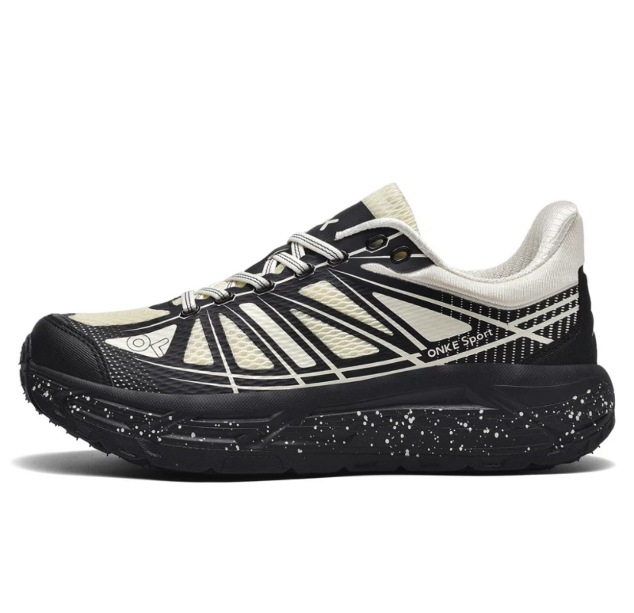 ONKE Autumn Breathable Lightweight Sports Men's Mesh Thick Sole Shock Absorption Wear-resistant Professional Running Shoes Women's Model