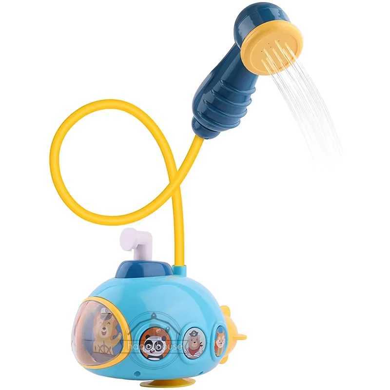 Recharge Baby Bath Toys for Kids Electric Submarine Shower Sucker Baby Toys Spray Water Toys Bathtub Toys Sprinkler Baby Shower C250915
