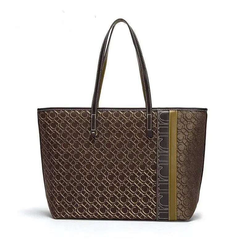 Feasting Ocn Handbag Date Party Fashion Classic Vintage Striped Design Women's Temperament Shoulder Bag