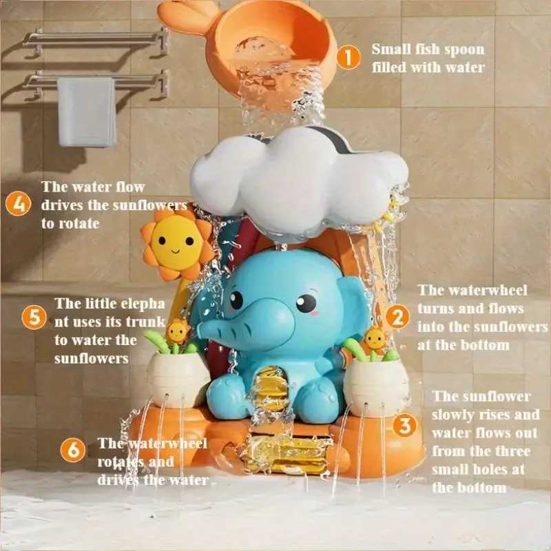 Baby Bath Toys for kid Bathtub Toy Light Up Floating Squirting Toys Duck Fishing Net Game Toddler Shower Toys Water Pool Toys C250915