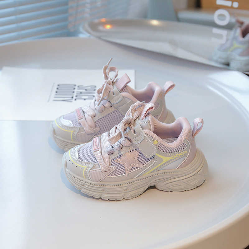 Children's dad shoes, breathable running shoes, early autumn net shoes, girls' sports shoes, 2025 new autumn style, boys' shoes, autumn