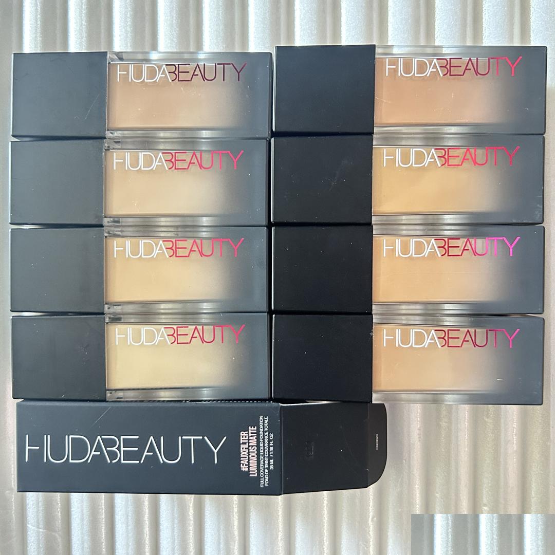 Foundation Huda Beauty Faux Filter Liquid 8 Colors 35Ml Matte Concealer Lasting Makeup Brightening Drop Delivery Health Face Otfgy