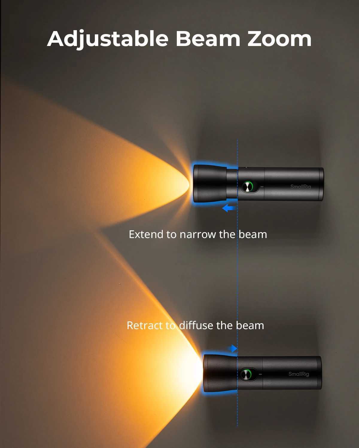 SmallRig RF 10C RGB LED Photography Flashlight 7500mAh 4 Color Fill Ambient Light w 20 Patterned Light Filters Video Light 4634 C250915