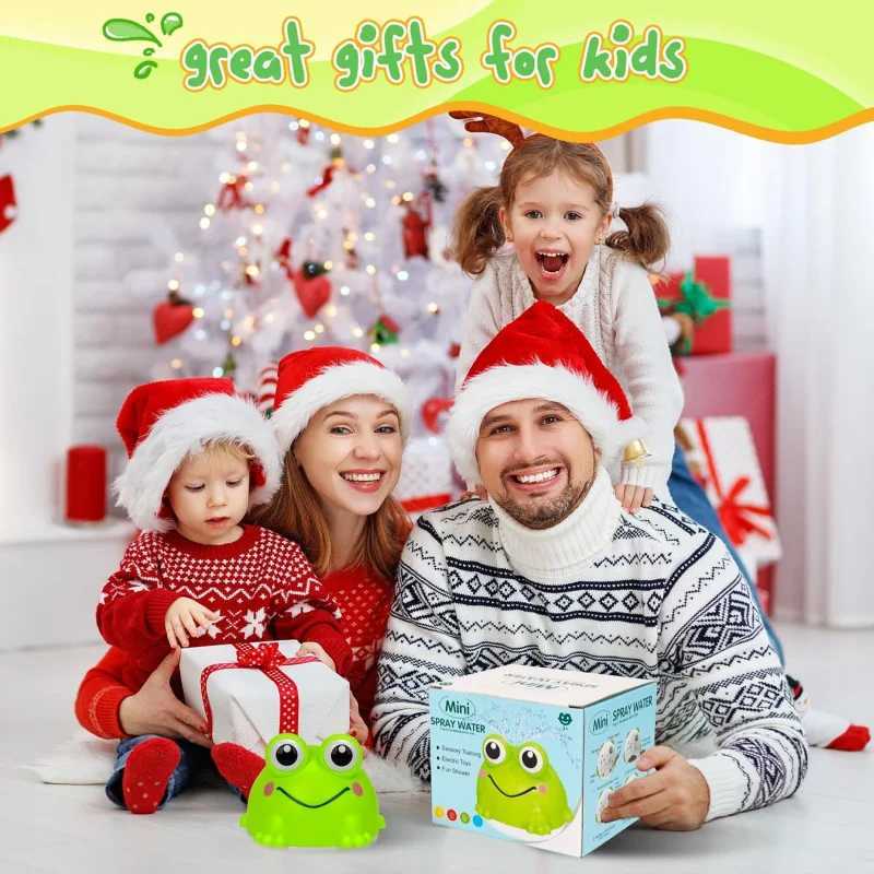 Baby Bath ToysAutomatic Spray Water Frogs Rechargeable Light Up Bath Time Toys Bathtub Pool Water Sprinkler Toy for Kids C250915