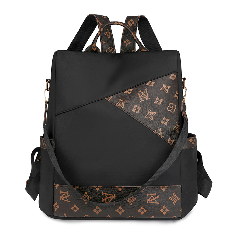 Casual Patchwork Versatile Backpack Trendy and Bestselling Printed Rucksack Spacious and Portable Travel and Commute New Design Free Shipping