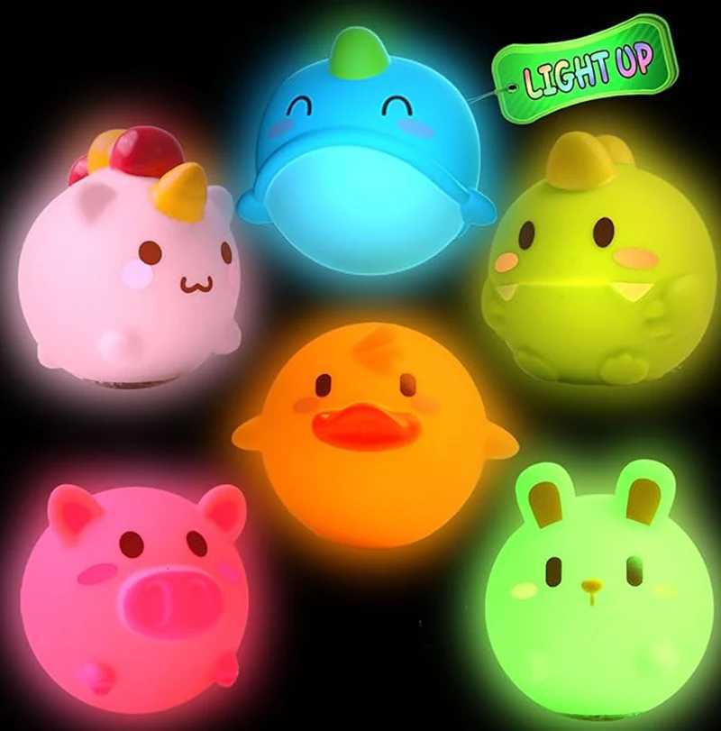 Baby Bath Toys for kid Bathtub Toy Light Up Floating Squirting Toys Duck Fishing Net Game Toddler Shower Toys Water Pool Toys C250915