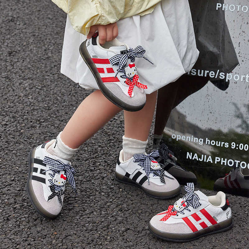 Sanrio Hello Kitty Sports Shoes Girls Board Shoes Autumn and Winter New Casual Shoes Children and Students Sneakersw250708