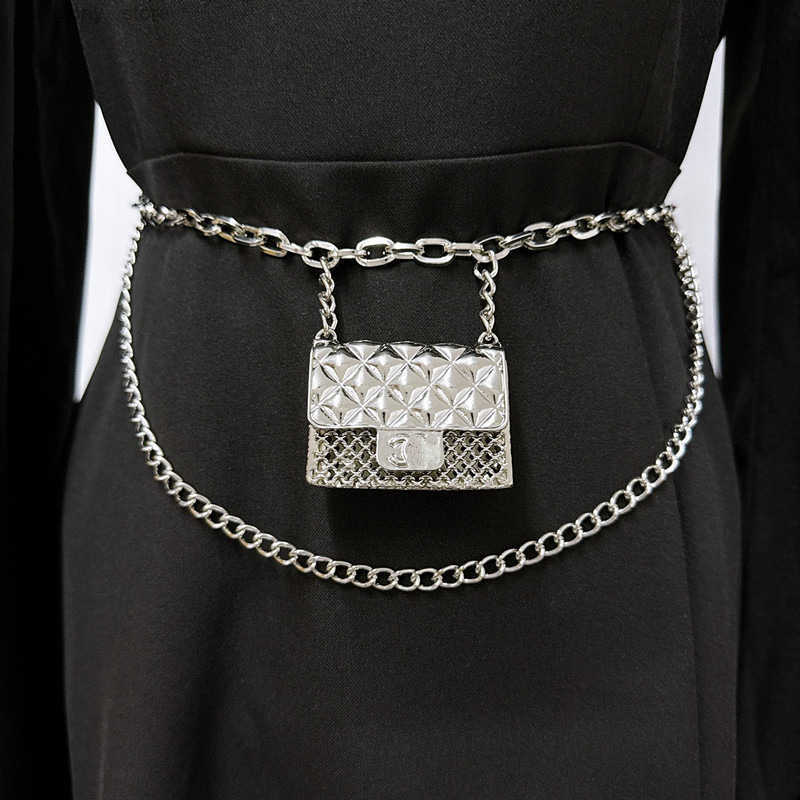 Vintage Style Gold Plated Belt Chains Adjustable Dual Layer Waist Chain Jewelry for Dresses Outfits Z250913